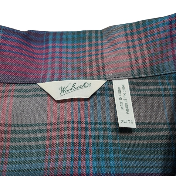 Woolrich Plaid Long Sleeve Button Up Shirt - Picture 4 of 5